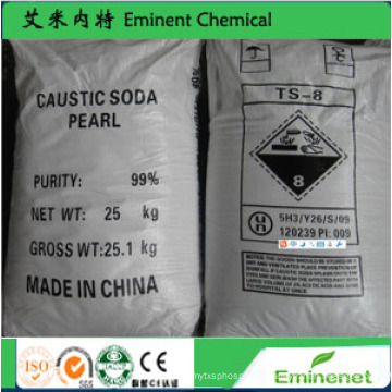 99% Caustic Soda Pearls Sodium Hydroxide